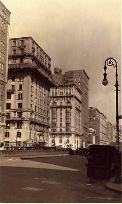 Park Avenue, west side, north from E. 60th St., showing mainly the demolition of No. 520