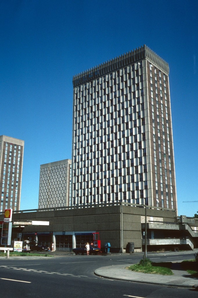 View of 23-storey blocks at Barbot Street redevelopment
