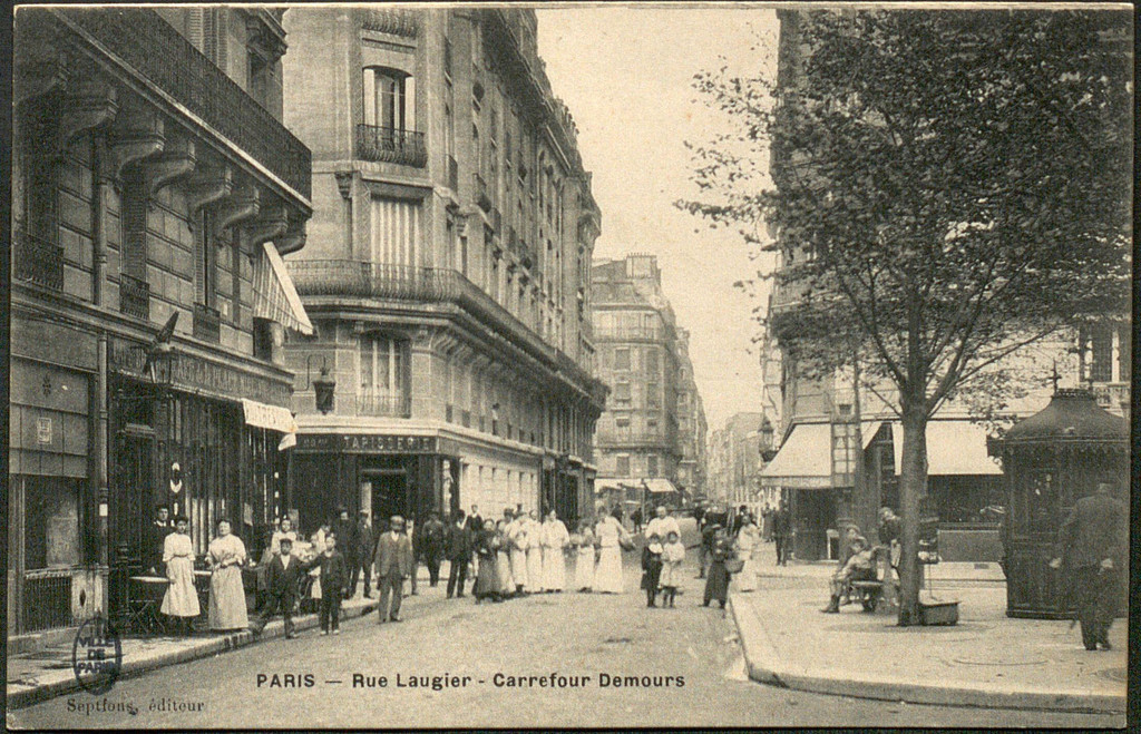 Rue Laugier. Carrefour Demours