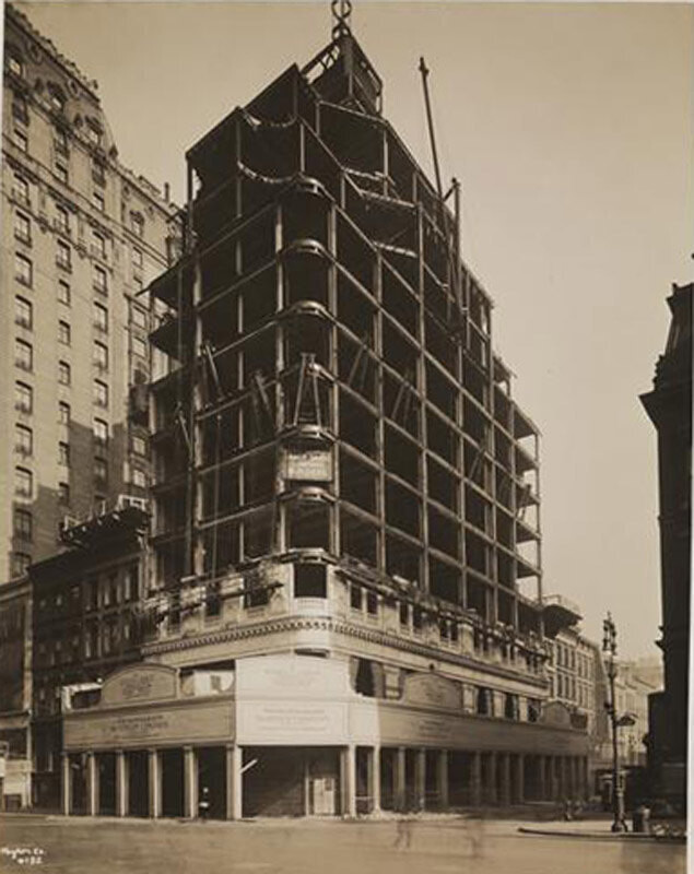 Aeolian Co., Bldg., Fifth Ave. & 54th St., Under Construction.