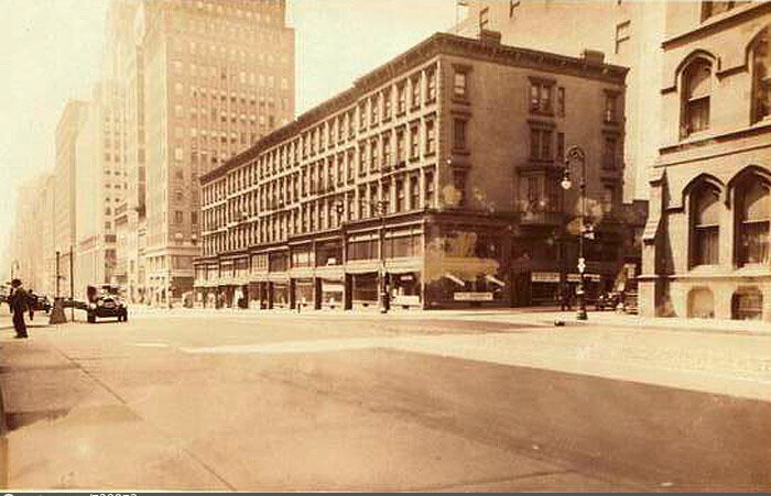 Madison Avenue, west side, south from and including 50th Street