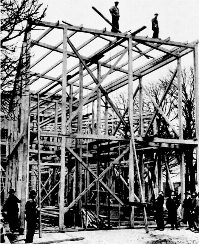 Construction de l'URSS Pavillon de l'Exposition universelle 1925