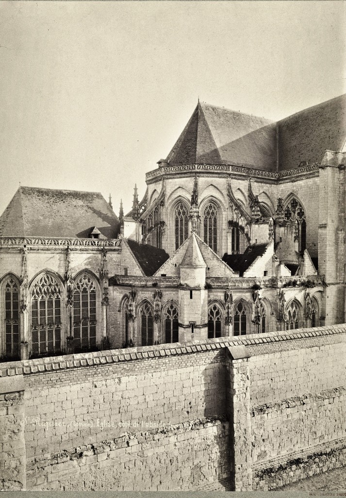 Saint-Riquier. Vue du côté de l'abside de l'abbaye