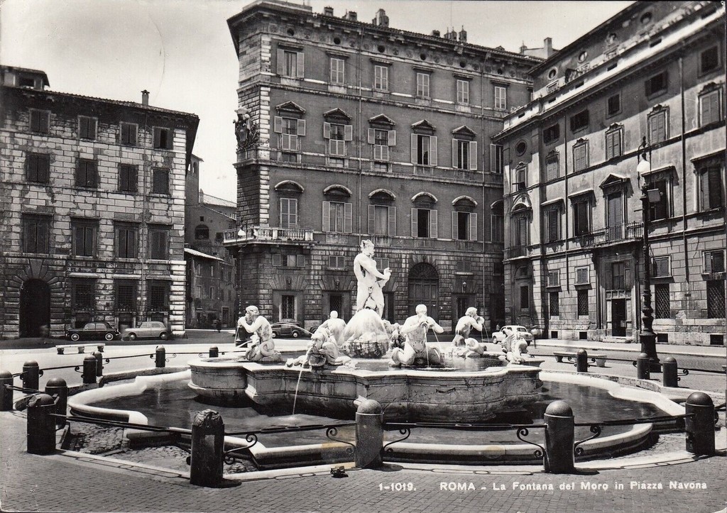 La Fontana del Moro in Piazza Navona