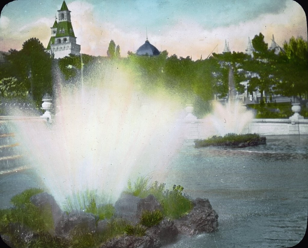 Parc Trocadero. The Russian exposition at the Paris Exhibition of 1900