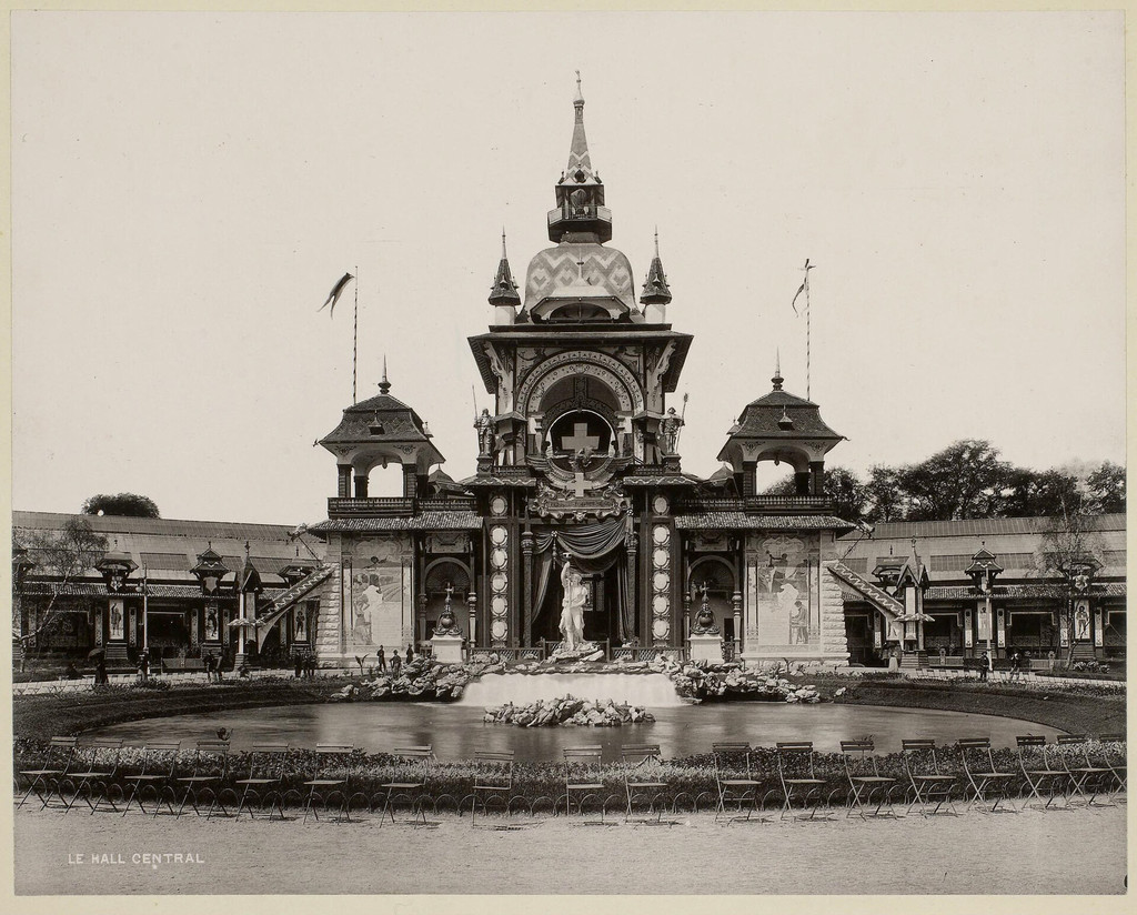 L’Exposition nationale de Genève en 1896: Le hall central