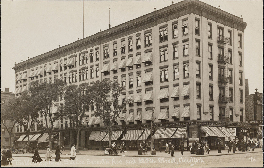 The Winthrop Hotel, southwest corner Seventh Avenue and 125th Street