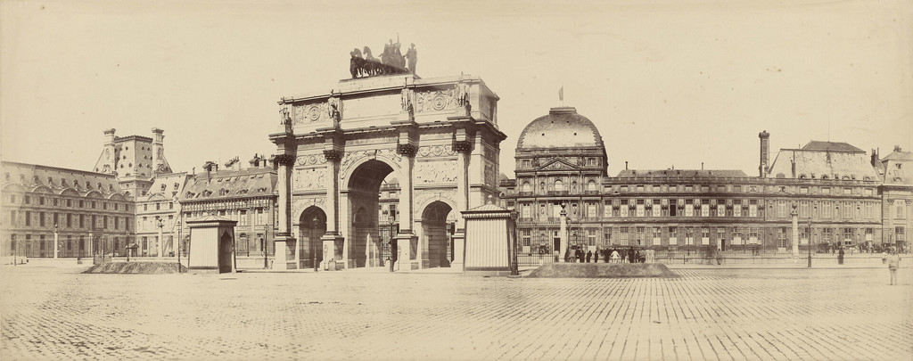 Panorama avec Arc de Triomphe du Carrousel