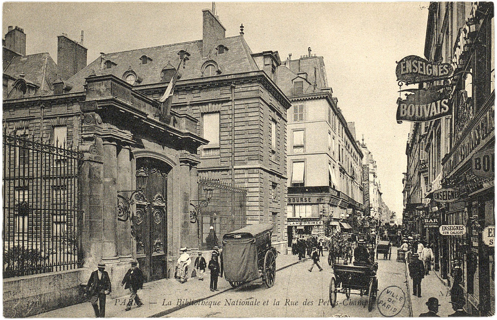 Bibliothèque Nationale et Rue des petits-Champs