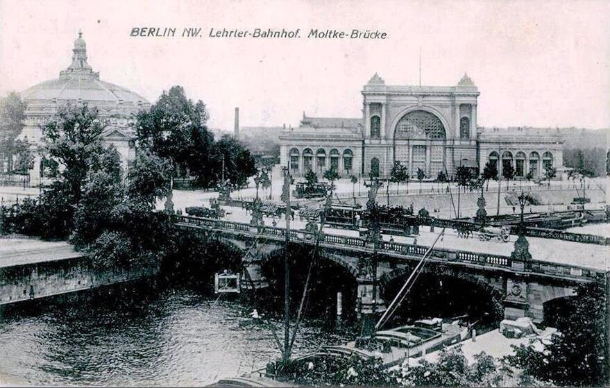 Moltkebrücke. Lehrter Bahnhof
