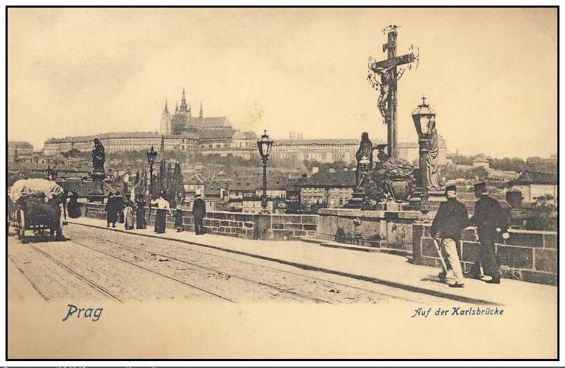 Praha, Karlův most a Hradčany
