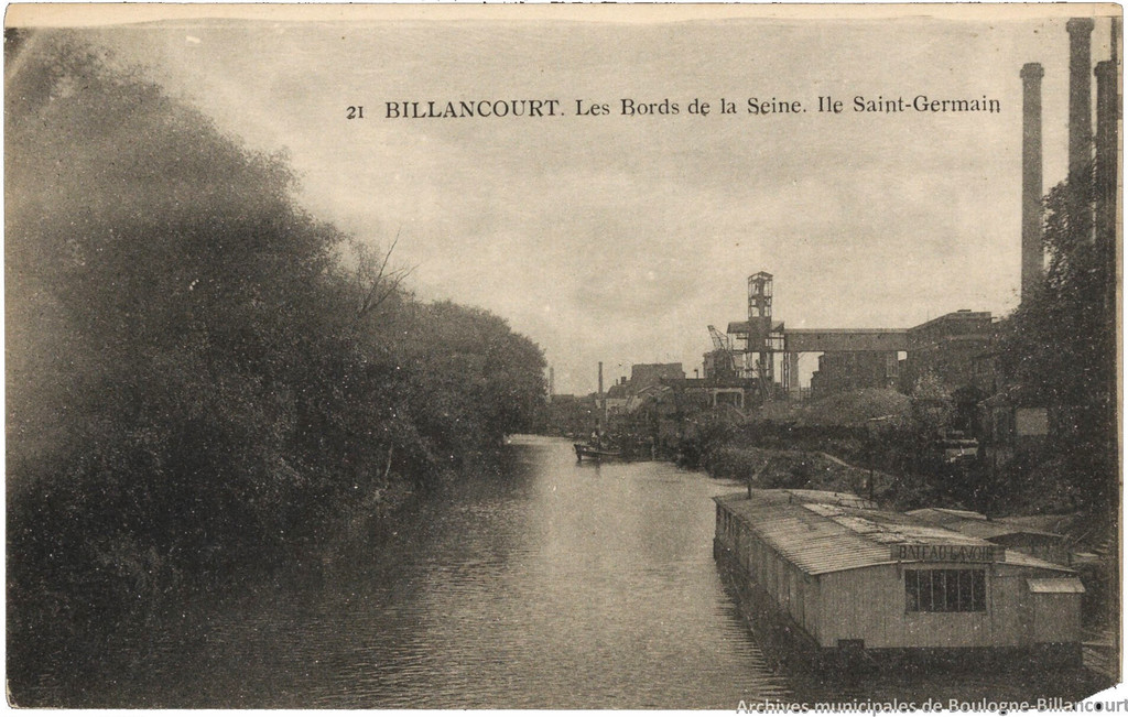 Les Bords de la Seine. Île Saint-Germain