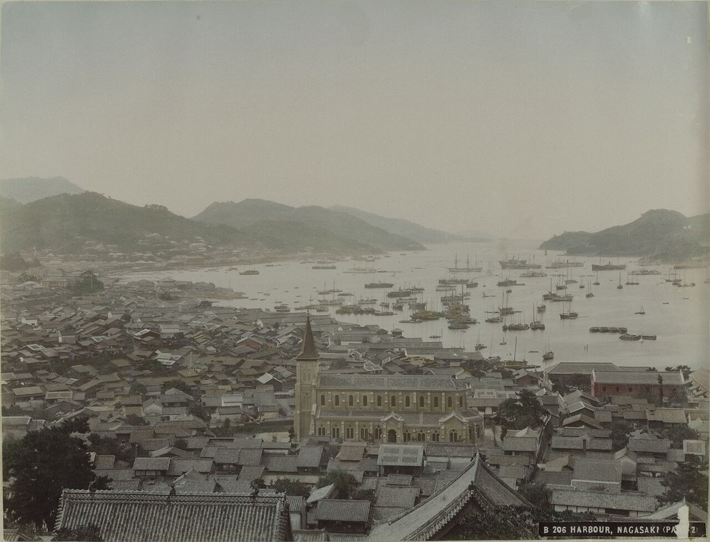 The harbour of Nagasaki