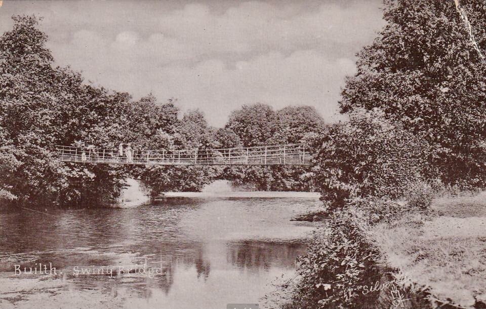 Swing bridge near Builth Wells