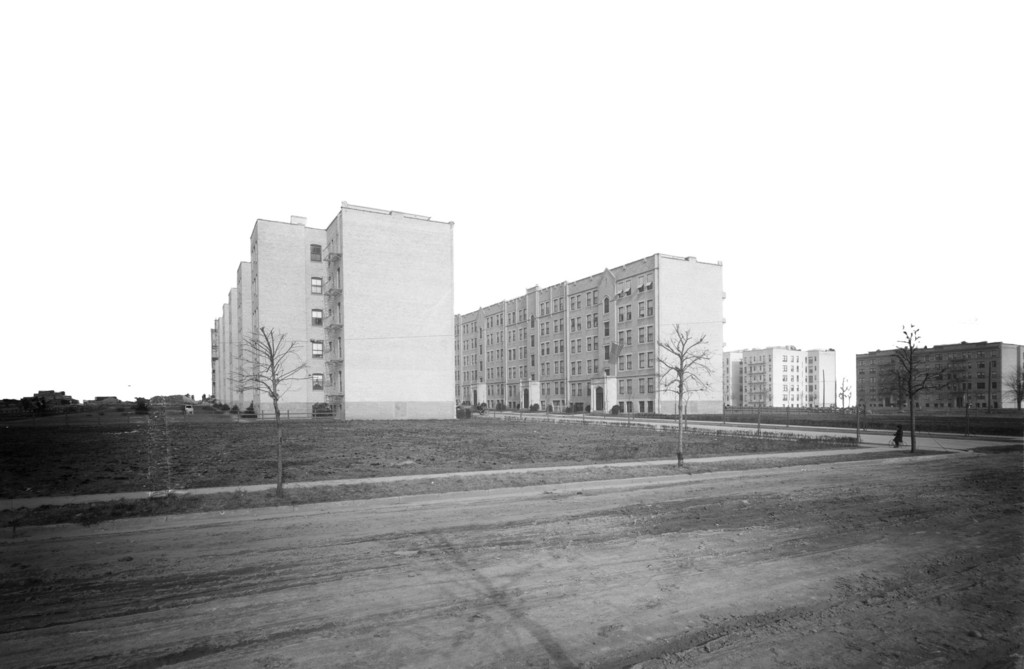 Garden apartments, view from rear