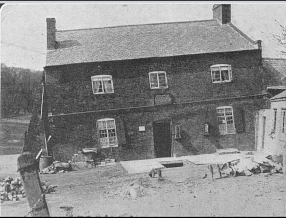 The pub before the walls have been reinforced