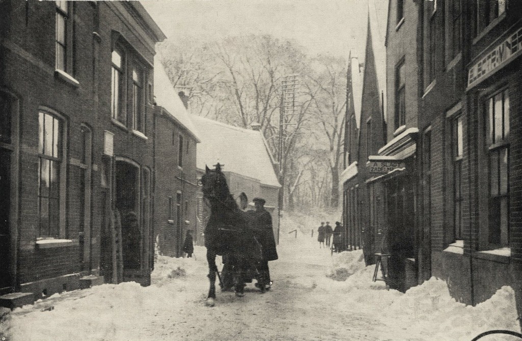 Wintergezicht in het Torenburg richting de Wageweg