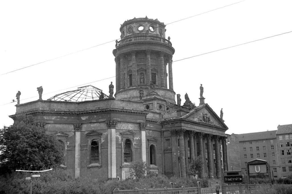 Die Ruine des Deutsche Domes am Gendarmenmarkt