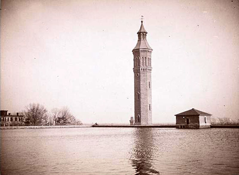 Water tower and reservoir at 175th Street