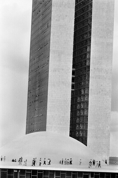 Brasilia. National Congress Building by Oscar Niemeira