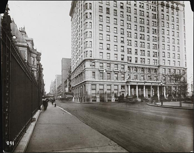 North side of 58th Street showing the Plaza Hotel