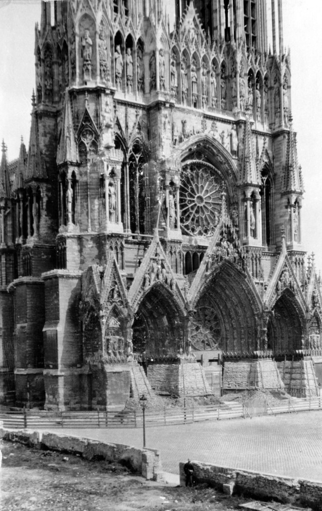 Reims: façade de la cathédrale