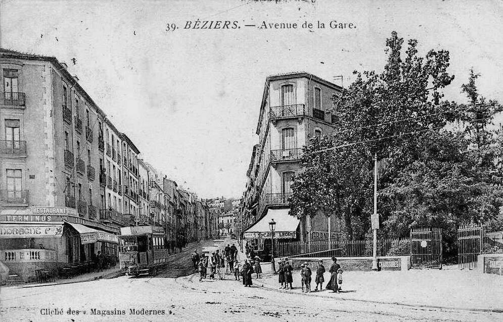 Béziers. Avenue de la Gare