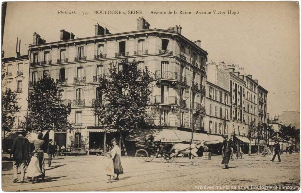 Avenue de la Reine et Avenue Victor Hugo