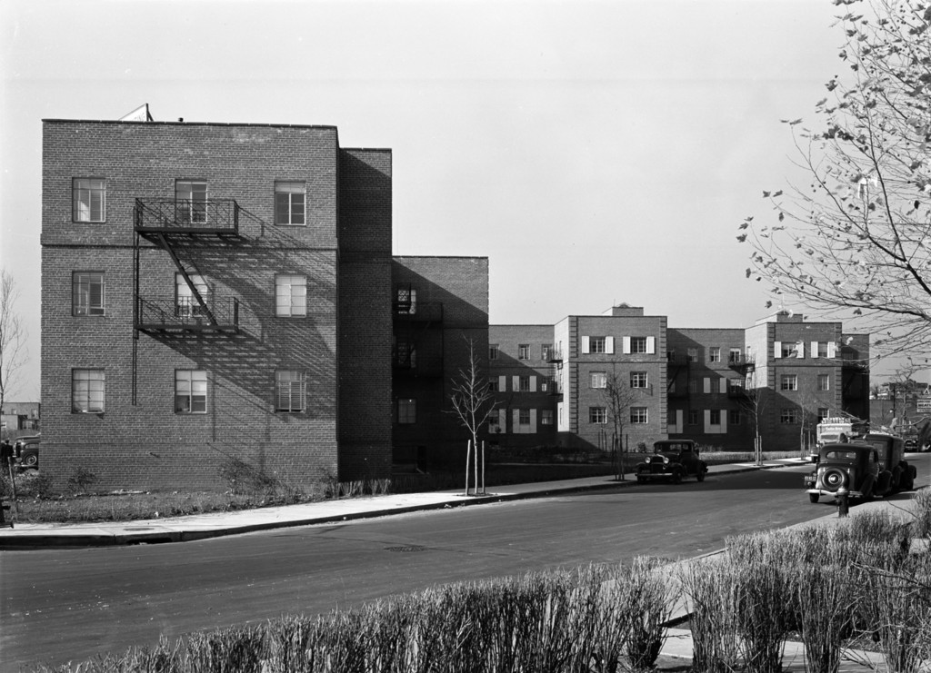 Wilson Avenue, just west of Boston Post Road. Wilson-Post Apartments