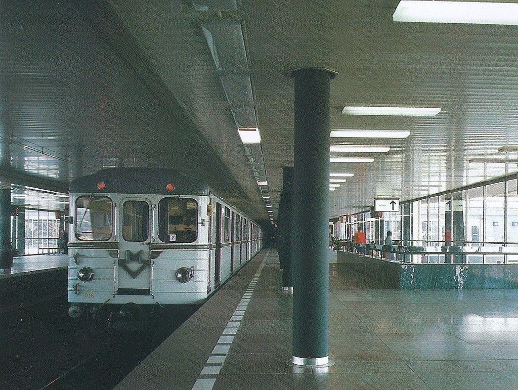 Stanice metra Gotvaldova. (Vyšehrad)