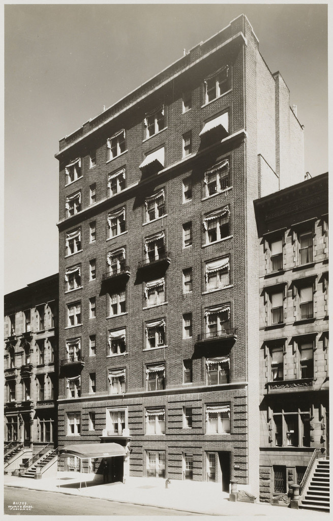 125 West 76th Street. Nine story apartment building
