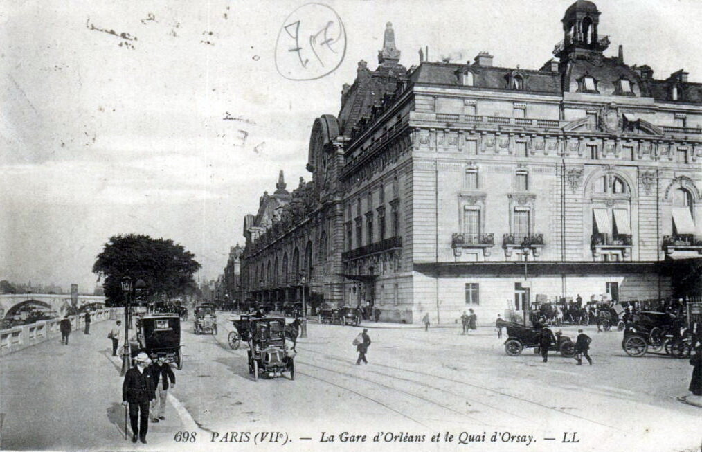 Gare d'Orléans et le quai d'Orsay