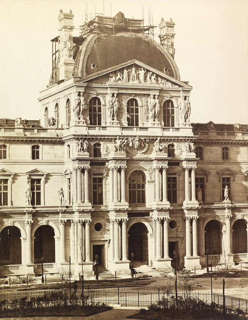 La construction du Nouveau Louvre: pavillon Denon