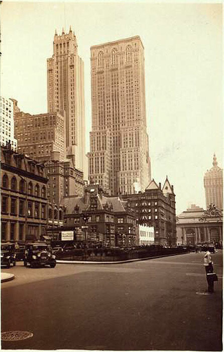 Park Avenue, west side, from 38th to 42nd Streets,