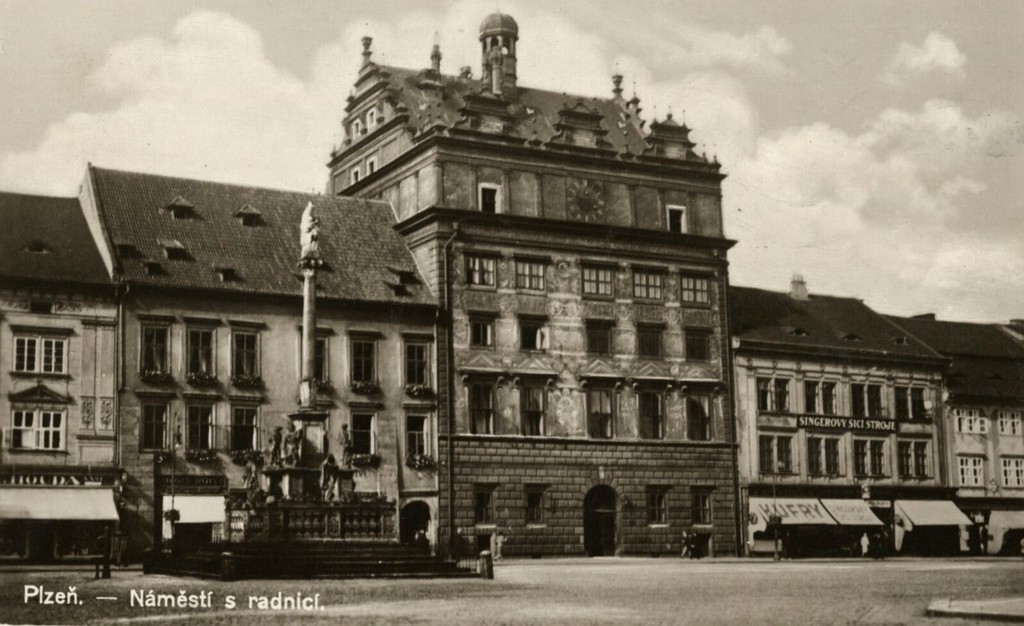 Plzeň - Náměstí s radnicí