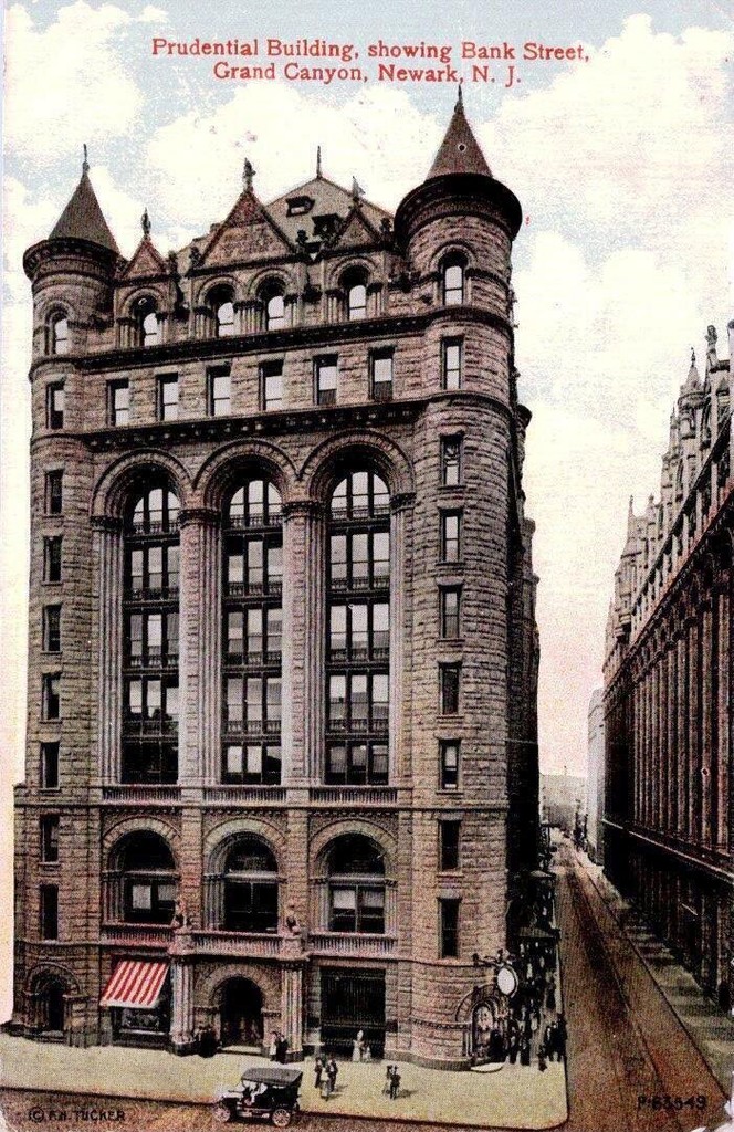 Newark. Prudential Building & Bank Street