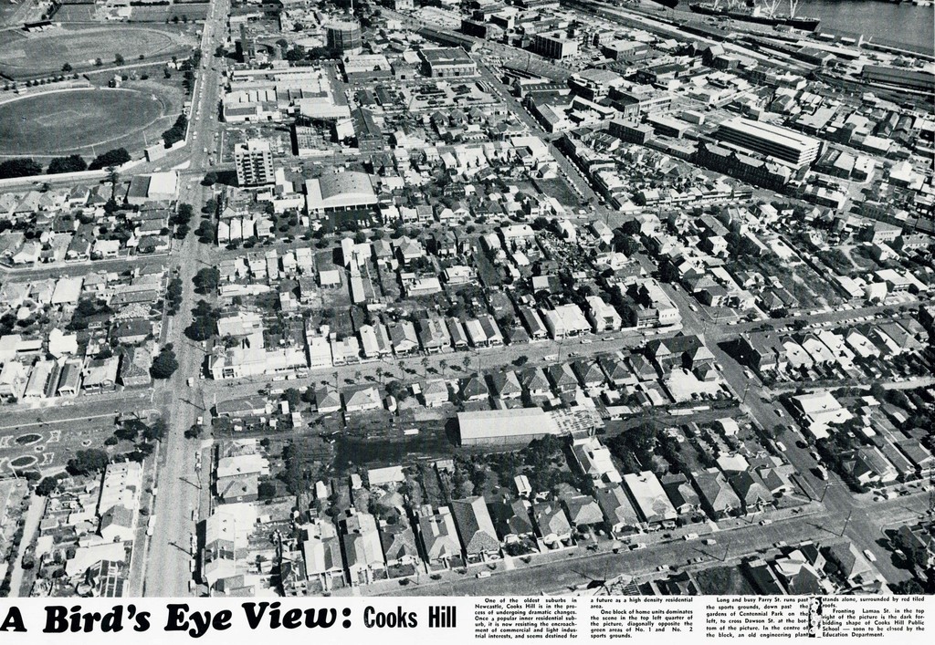 Cooks Hill. A Bird's Eye View