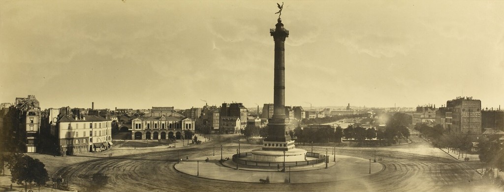 Panorama de la Place de la Bastille. Colonne de Juillet