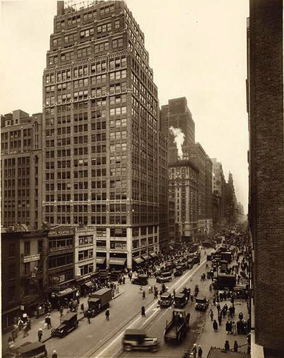 Seventh Avenue, west side, north from 35th Street. 1926