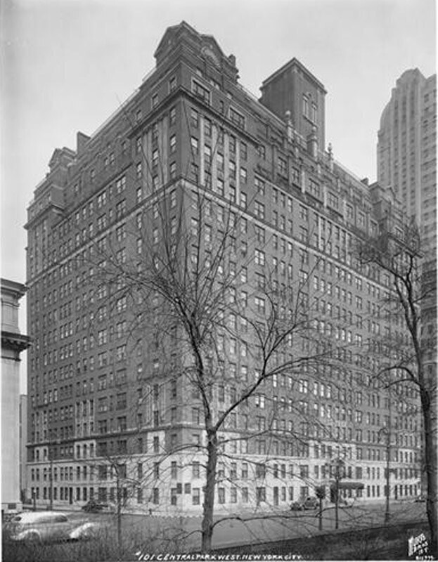 101 Central Park West. Apartment building