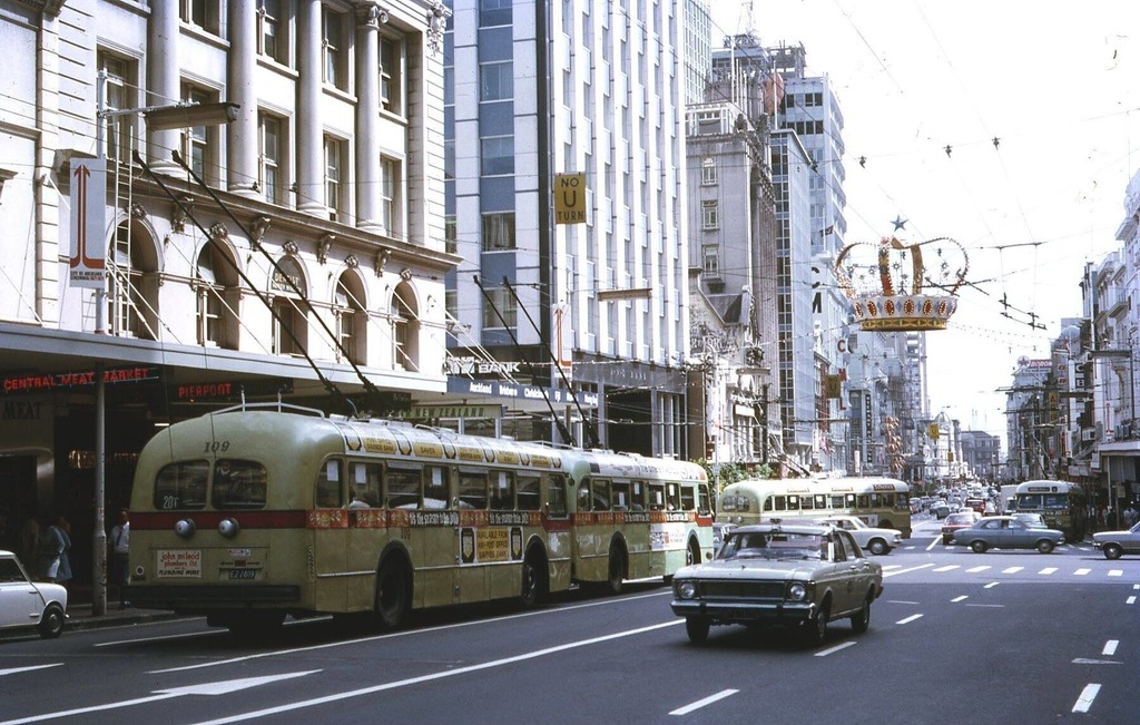 Auckland. Queen Street, looking North from Darby Street