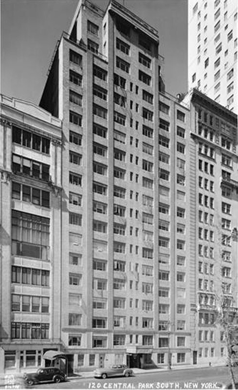 120 Central Park South and West 59th Street. Apartments, The Berkley.