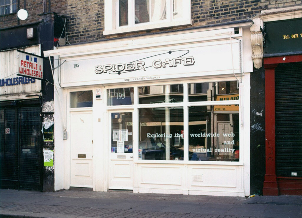 193 - 197 Portobello Road. ‘Spider Cafe’ Internet cafe