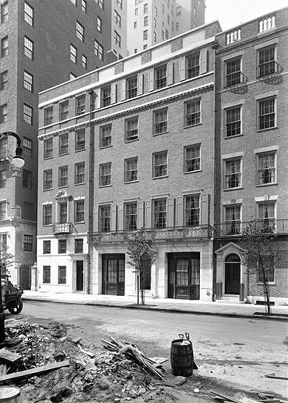 Richard F. Hoyt [residence], 44 East 71st Street, N.Y.C. (right) Richard Bernhard residence