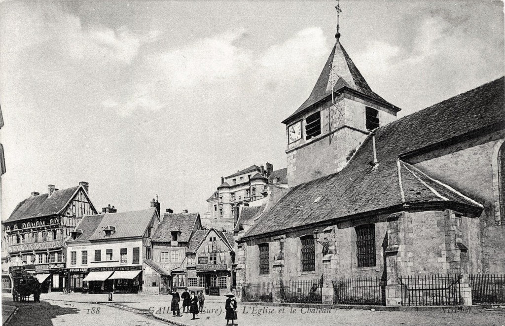 Gaillon. L'Eglise et le Château