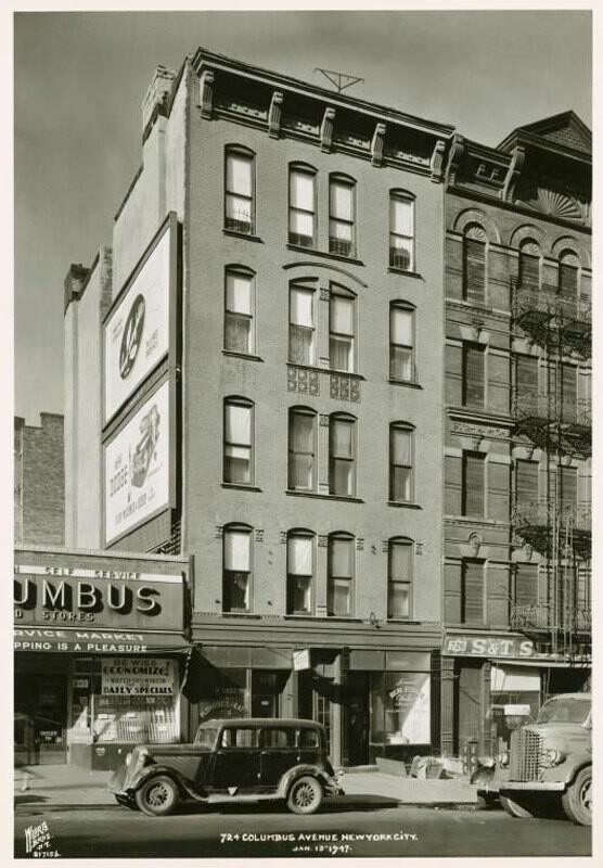 724 Columbus Avenue - West 95th Street, Jan. 1947, NY
