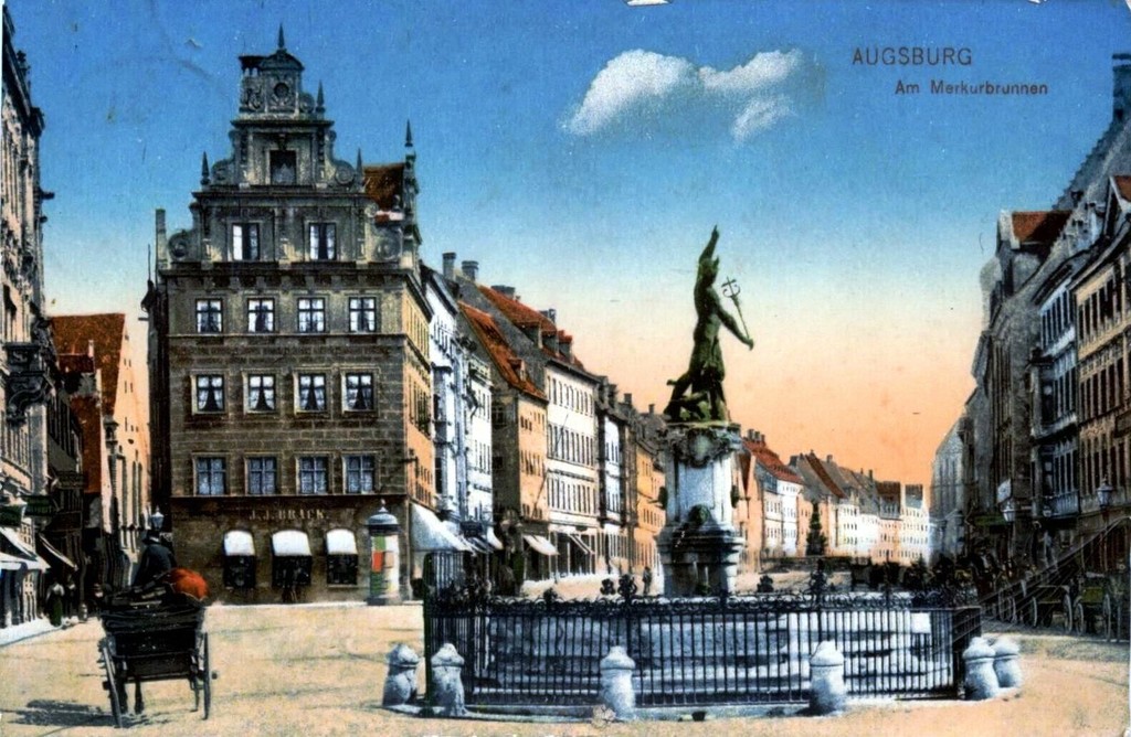 Merkurbrunnen, Maximilianstraße