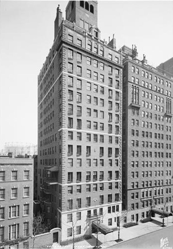 445 East 57th Street, between 1st Avenue and Sutton Place. Apartment building, exterior.