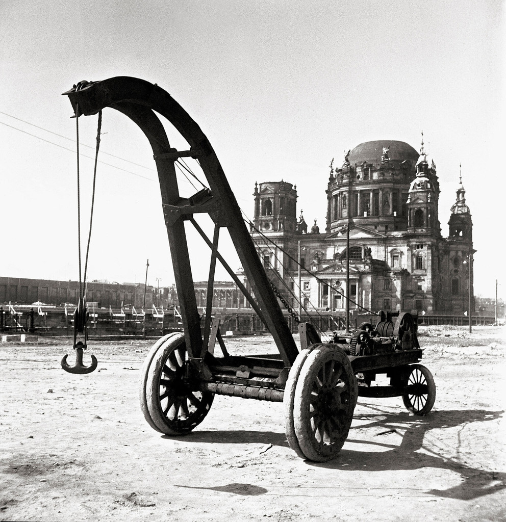 The bombed and demolished building of the Berliner Dom