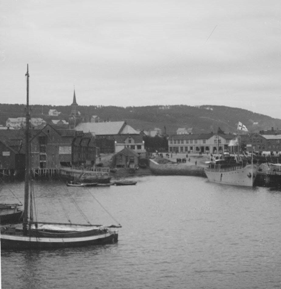 Brygger i Strandgata og deler av Prostneset i Tromsø